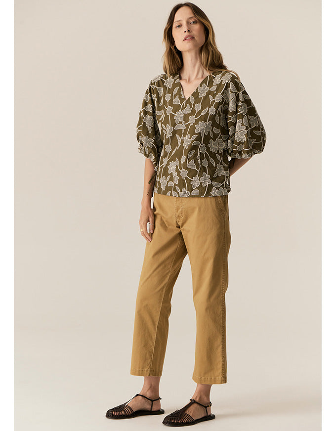 Fern Tapered Pant Khaki