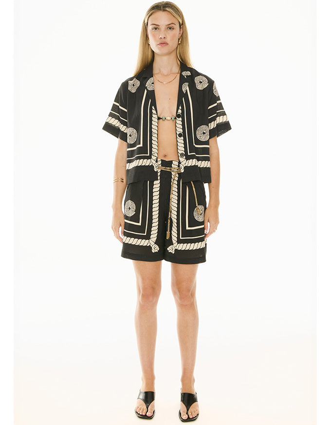 Tangle Shorts Black/Pebble