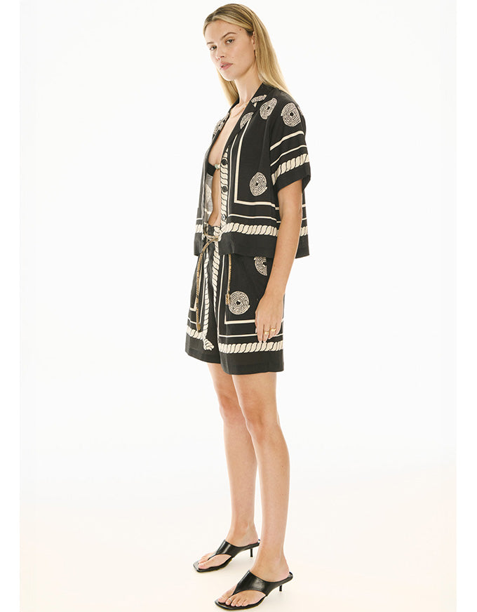 Tangle Shorts Black/Pebble