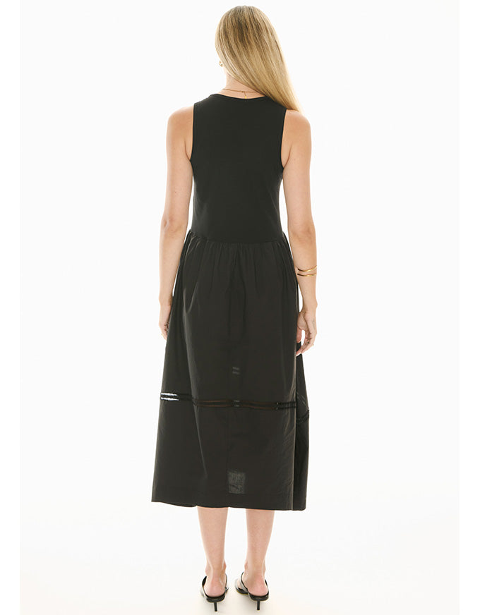 Orlo Lace Tank Dress Black