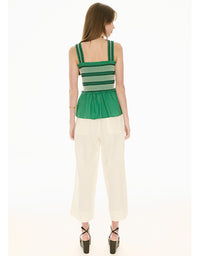 Nova Smocked Tank Green