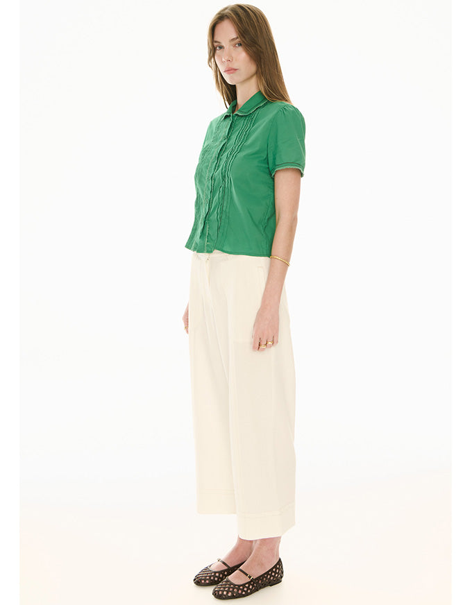 Nova Tucked Shirt Green