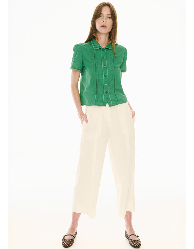Nova Tucked Shirt Green