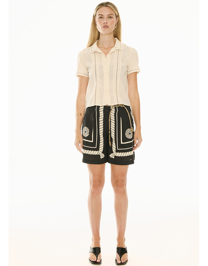 Tangle Shorts Black/Pebble