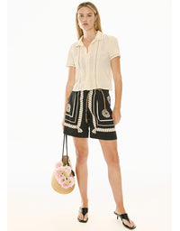 Tangle Shorts Black/Pebble