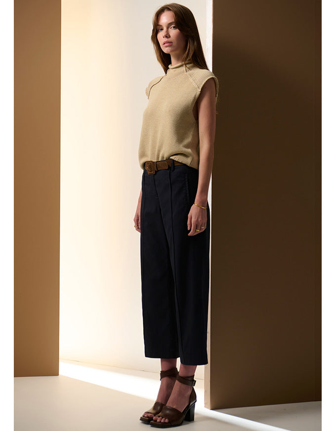 Odette Belted Pant Ink