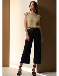 Sable Knit Tank Pebble