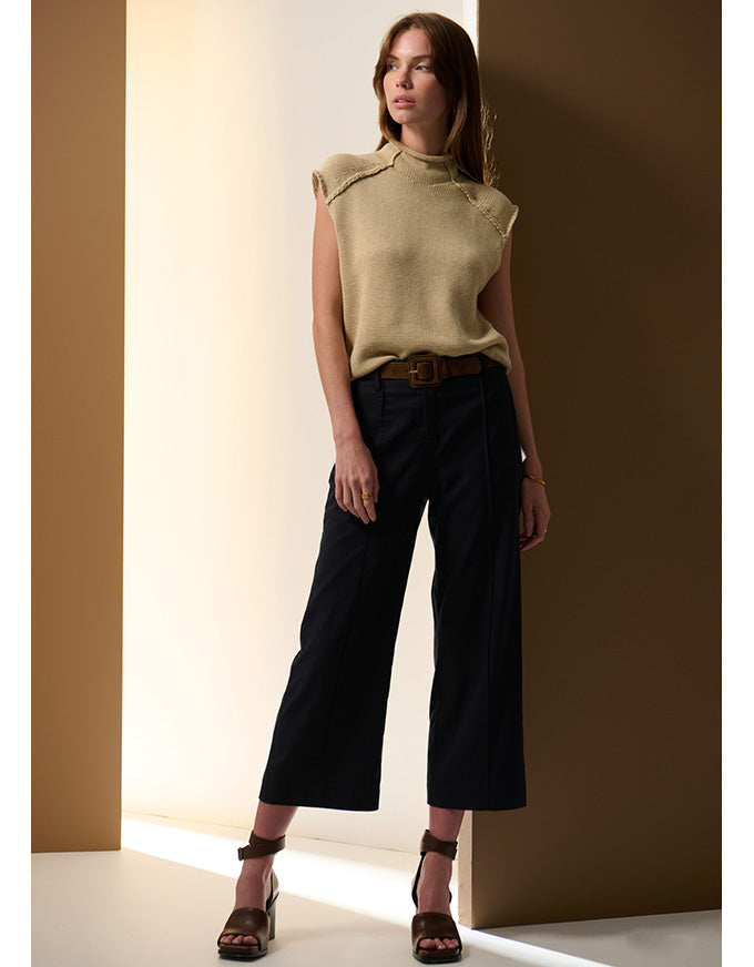 Sable Knit Tank Pebble