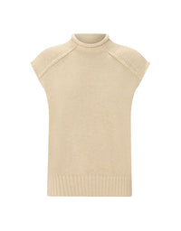Sable Knit Tank Pebble