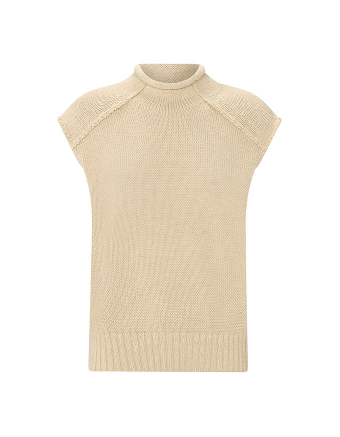 Sable Knit Tank Pebble