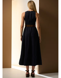 Odette Belted Dress Ink