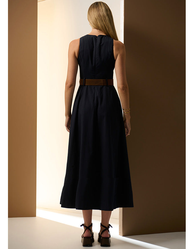 Odette Belted Dress Ink