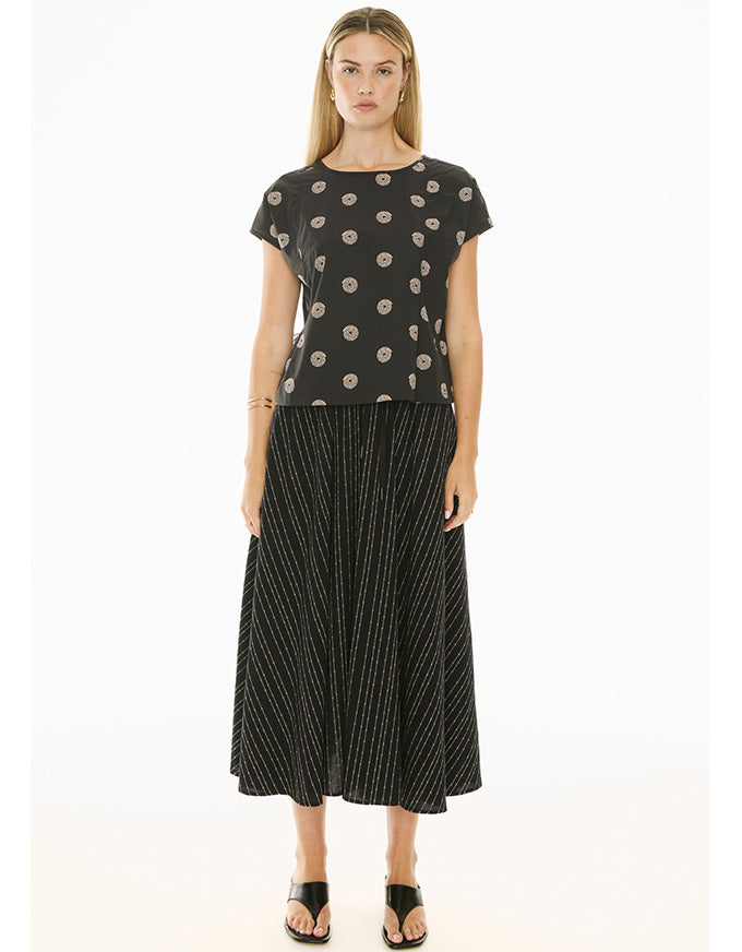 Buoy Reversible Top Black/Pebble