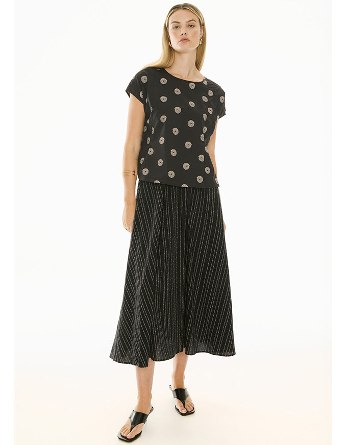 Buoy Reversible Top Black/Pebble