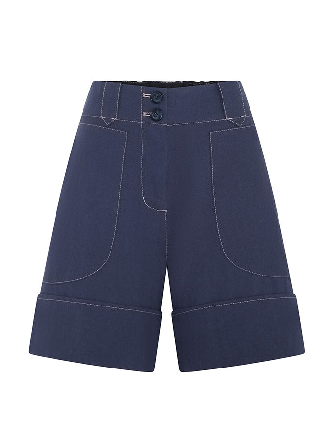 Oskar Short Dark Blue