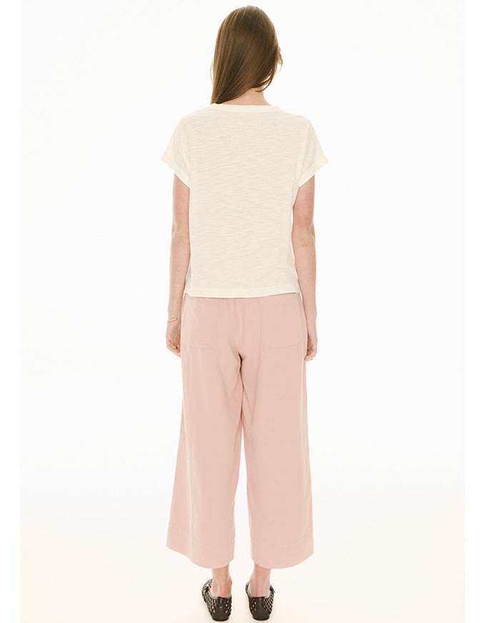 Oskar Cropped Pant Pink