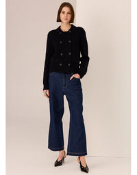 Taylor Double Knit Jacket - Black
