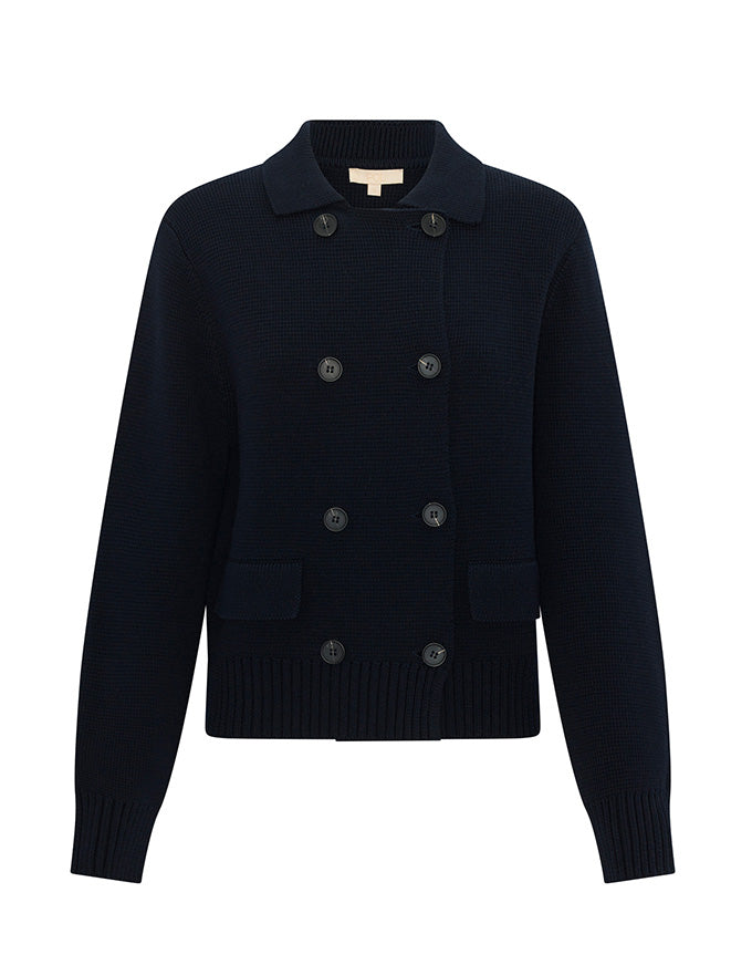 Taylor Double Knit Jacket - Black