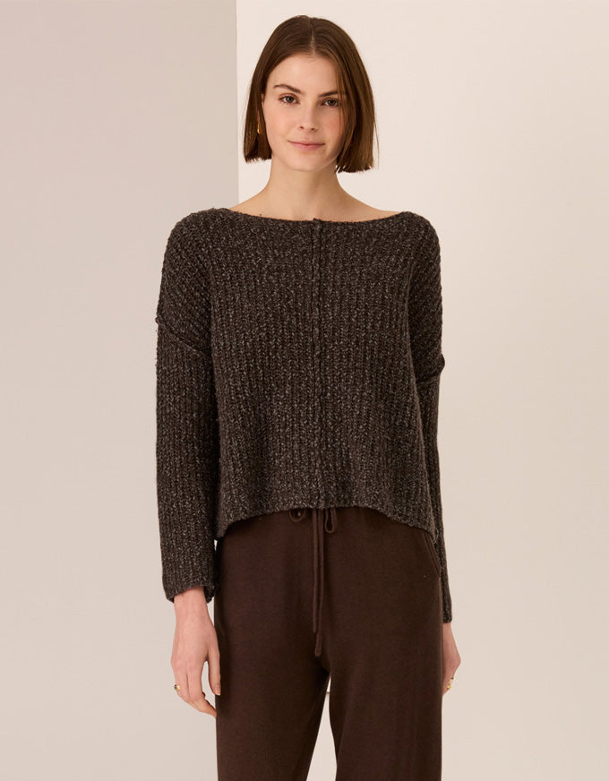 Aspen Bobble Knit - Charcoal