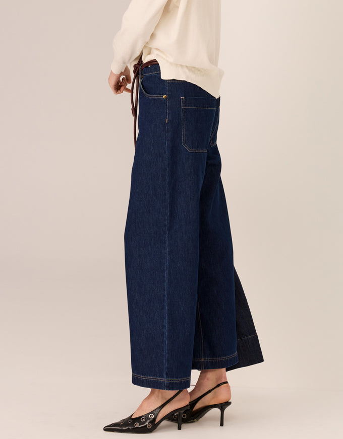 Andie Cropped Jean - Dark Wash
