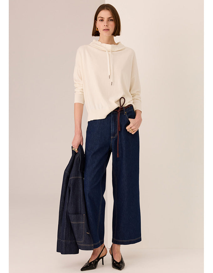 Andie Cropped Jean - Dark Wash