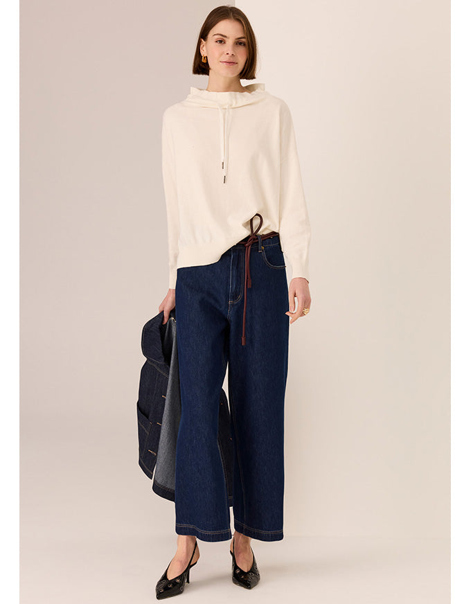 Andie Cropped Jean - Dark Wash
