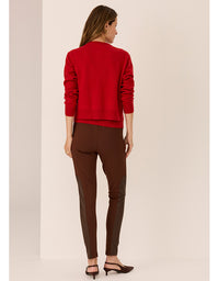 Jesse Legging w Trim Chocolate