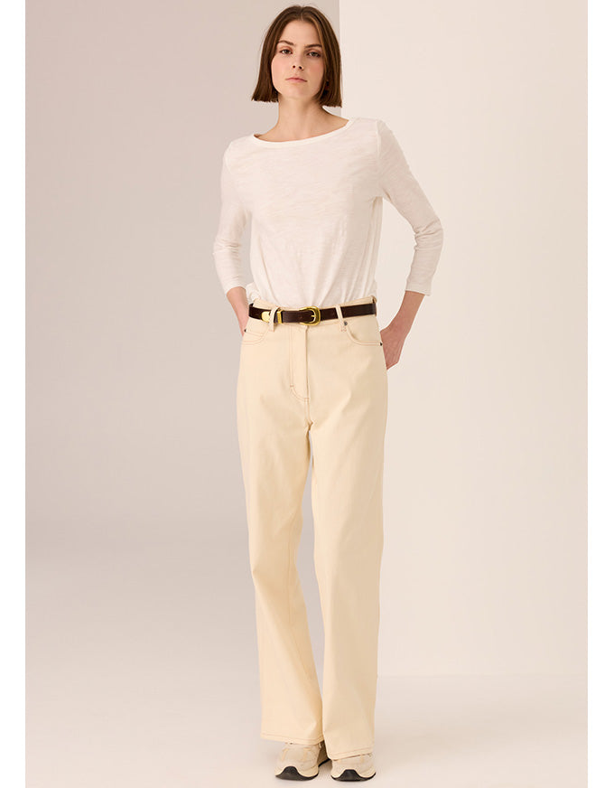 Lana Wide Leg Jean - Chocolate