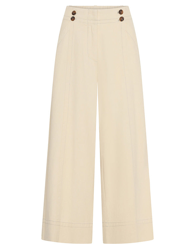 Anise Crop Pant Pebble