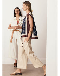 Anise Crop Pant Pebble