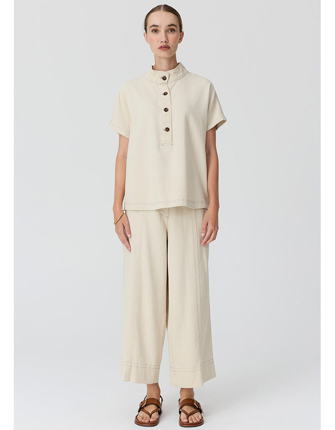 Anise Crop Pant Pebble