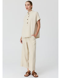 Anise Crop Pant Pebble