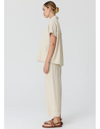 Anise Crop Pant Pebble