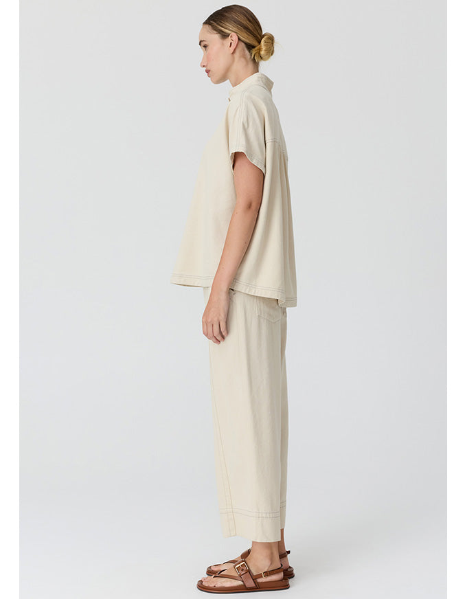Anise Crop Pant Pebble