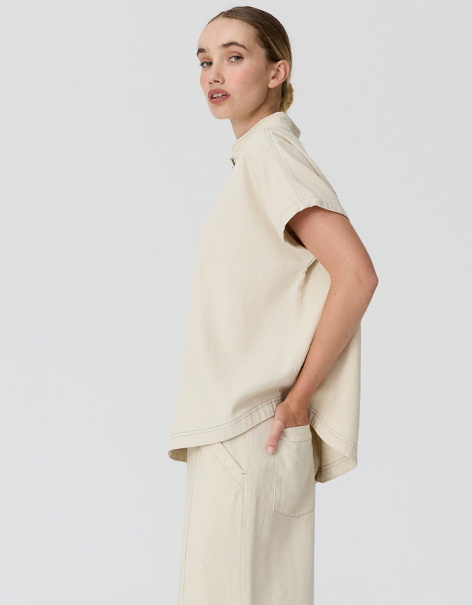 Anise Shirt Pebble