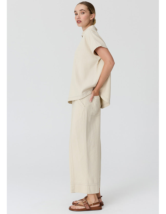 Anise Crop Pant Pebble