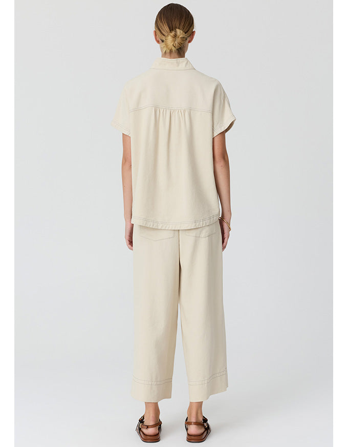 Anise Crop Pant Pebble