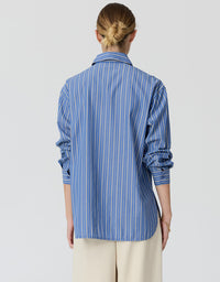 Aubin L/S Shirt Blue/Butter