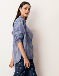 Aubin L/S Shirt Blue/Butter
