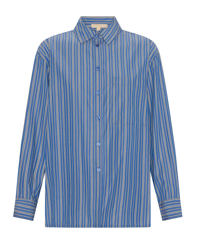 Aubin L/S Shirt Blue/Butter