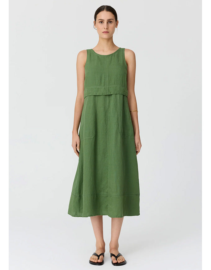 Frankie Double Layer Dress Fern