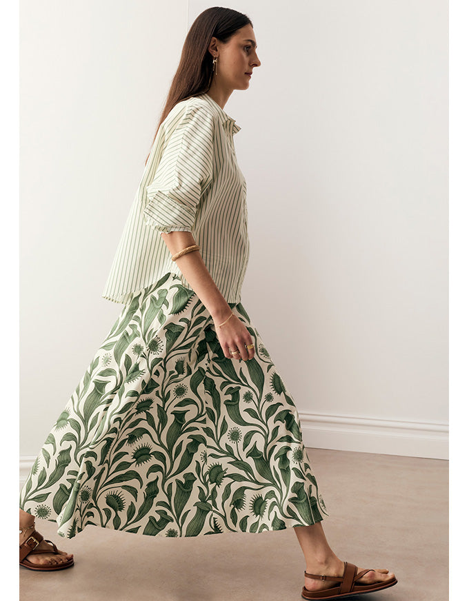 Botanica Stripe Shirt Botanica Print
