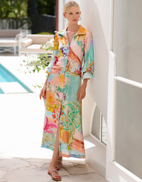 Paradise Shirt Dress - Australian Made