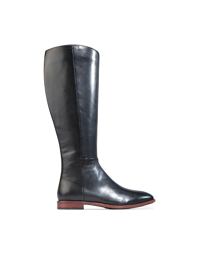 Pheodora Black Leather Boots