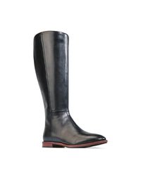 Pheodora Black Leather Boots
