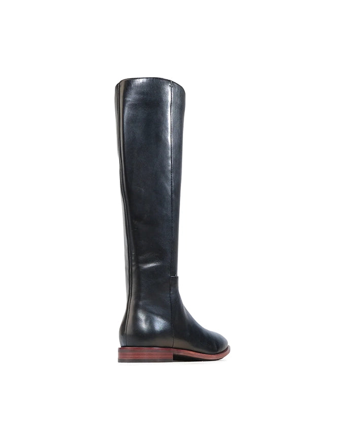 Pheodora Black Leather Boots