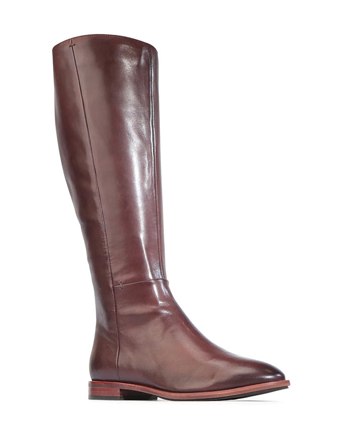 Pheodora Chestnut Leather Boots