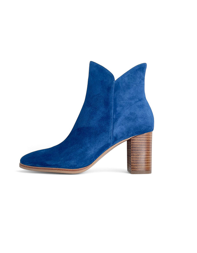 Astronomy Ankle Boots Light Navy Suede