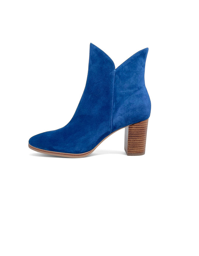 Astronomy Ankle Boots Light Navy Suede