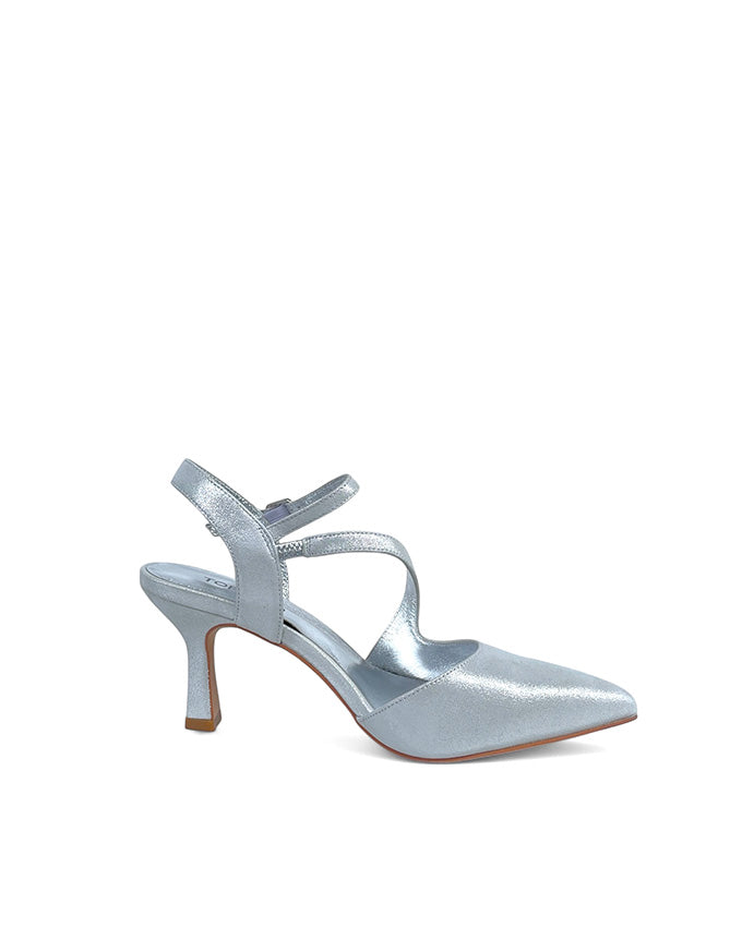 Lukka Heels Silver Shimmer